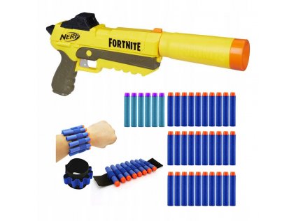 Nerf Fortnite SP-L + šípky + pásmo E6717