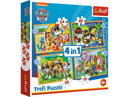 Puzzle Puzzle 4in1 PSI Patrol 207 El. 4+ Trefl