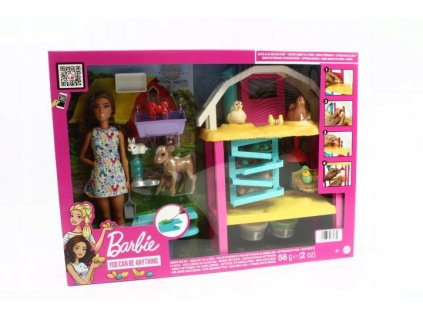 Barbie Farm Farm Kurek set+Doll Hgy88 /2