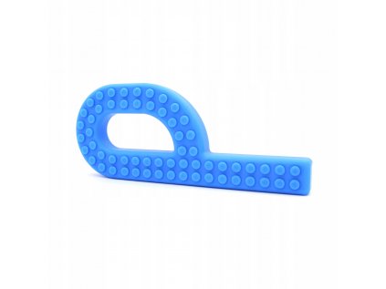 Speech Teether Ark's Grabber Blue Block