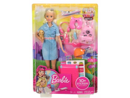 Bábika Barbie so psom na cestách FWV25