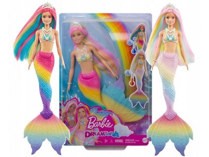 Barbie Doll Magic Rainbow morská panna mení koleso