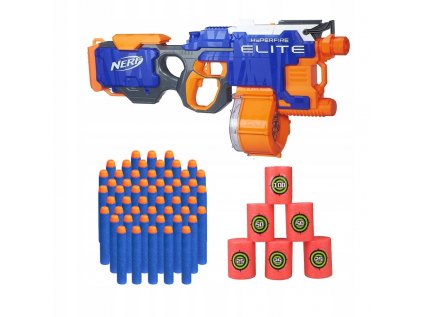 Nerf Elite Hyperfire B5573 RIFLE + Príslušenstvo