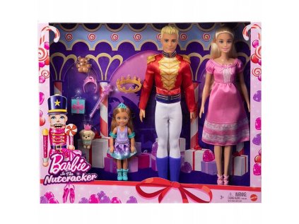 Barbie Ken Doll King Family 3 Dolls Family