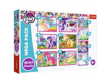 10 v 1 puzzle My Little Pony Ponies 10 hádanky