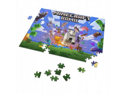 Puzzle + názov + Minecraft A3 252EL Box