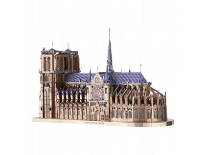 Kovové puzzle kovové puzzle 3D - Notre Dame
