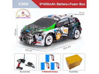 K989 3B penová box v štýle wltoys 1:28 kkmh