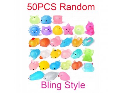 50 kusov Bling v štýle PCS Kawaii Squishies Mochi ni