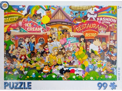 Puzzle 99 El 33 x 22 Jigsaw Miasteczko Festival 16