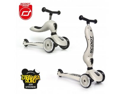 Scootandride Highwaykick 2in1 Scooter Ash 1-5