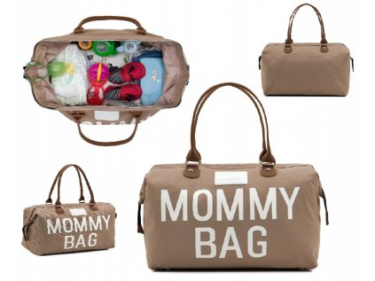 Taška na kočík - Mama taška Pasné organizátor béžovej tašky pre mamu