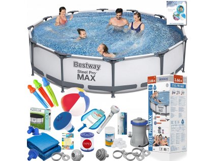 Bazén - Bestway 366x76 max 22w1 záhradný bazén