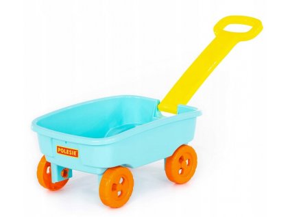 Detský vozík do záhrady - Kočík s rukoväťou pre deti pre záhradné koliesko kolies