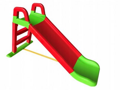 Šmýkačka, šmýkľavka pre deti - Veľký posúvací posúvač s červeným rebríkom 147 cm