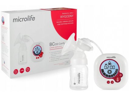 Elektrická odsávačka mlieka - MicroLife Electric Brsp Pump BC200 Comfy 0% BPA