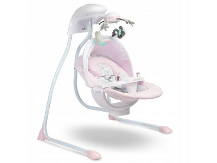 Hojdačka pre bábätka - Bujaczek Electric Swing 2in1 Caretero Raffi