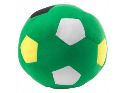 Lopta - Plyšový mäkký futbal ikea zelený veľký 20 cm