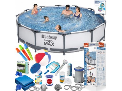 Bazén - Bestway Frame Pool s čerpadlom 366x76 56416 22W1