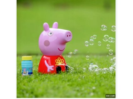 Hračka na mydlové bubliny - Bublinový strojček Peppa Pig, 25 cm