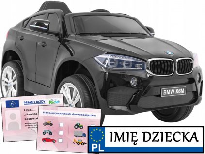 Elektrické auto pre deti - Automatické elektrické vozidlo BMW X6M pre ľahké diaľkové ovládanie