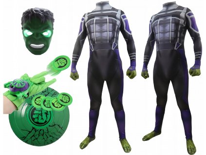 Obliekanie oblečenia Hulk Skin 128/134 kostým