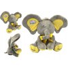 Interaktívny slon šedo-žltého spevu Akuku hovorí