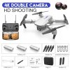 DualCamera Style 4K 3B WH 2021 Nový QuadCopter E88