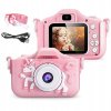 Fotoaparát pre detskú jednorožcovú ružovú digitálnu digitálnu x5
