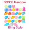 50 kusov Bling v štýle PCS Kawaii Squishies Mochi ni