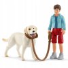 Schleich Walk With The Dog Labrador Retriever - 42478