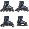 4in1 Skate Rollers Raven Profesia Black/Blue 28-32