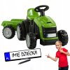 Detský elektrický traktor - Traktor batérie + príves pre deti