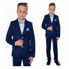 Oblek pre detského chlapca Navy Blue 158 Slim