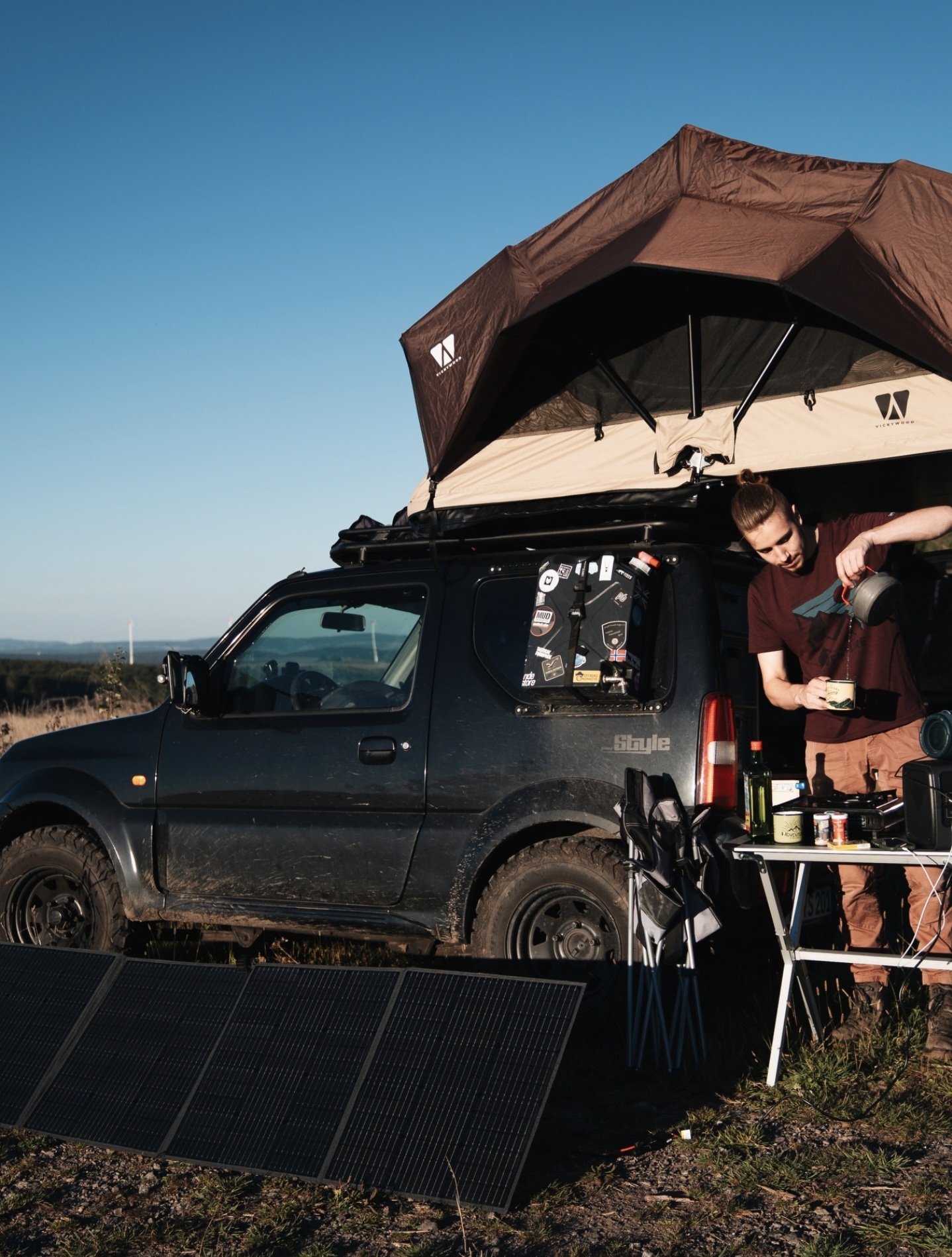 Bluetti PV200 na cestách