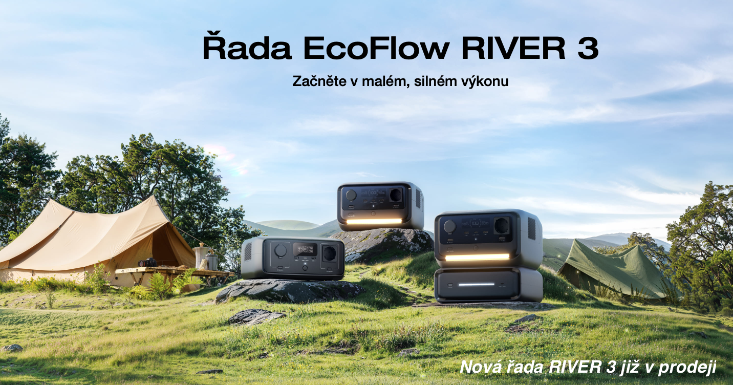 NOVÝ RIVER 3 a RIVER 3 UPS