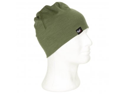 Čepice BEANIE MERINO LITE ZELENÁ