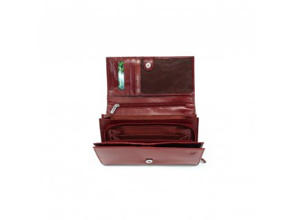 Dámská kožená psaníčková peněženka Arwel 2121­ - červená