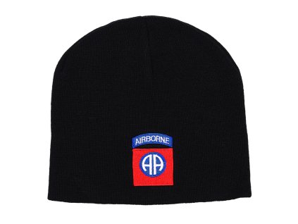 Čepice zimní Fostex Beanie 82nd Airborne - černá