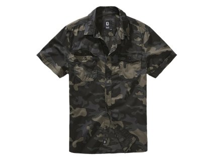 Košile ROADSTAR krátký rukáv DARK CAMO