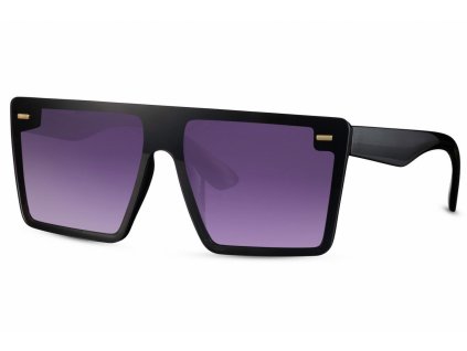 Sluneční brýle Solo Plate - černé-fialové