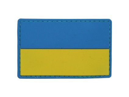 Gumová nášivka MFH vlajka Ukrajina - barevná