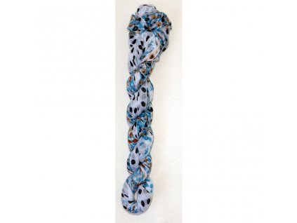 Šátek dámský Londog Vis - světle modrý-bílý