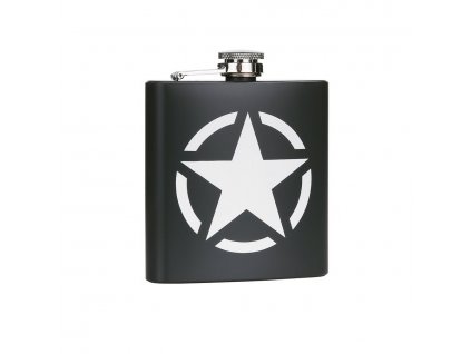 Placatka US ARMY STAR 170 ml NEREZ OCEL