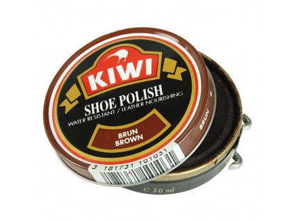 Krém na boty KIWI 50 ml HNĚDÝ