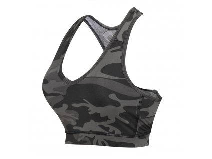 Podprsenka WORKOUT sportovní BLACK CAMO