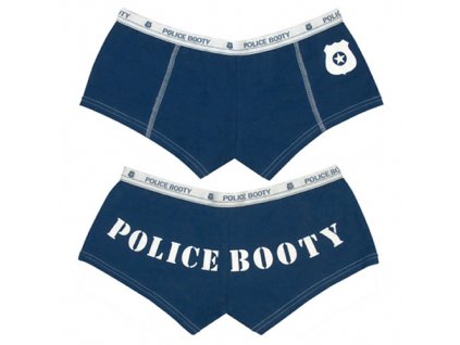 Kalhotky POLICE BOOTY NÁMOŘNICKÁ MODRÁ