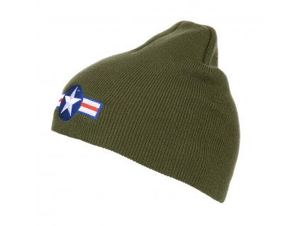 Čepice pletená BEANIE WWII AIR FORCE ZELENÁ