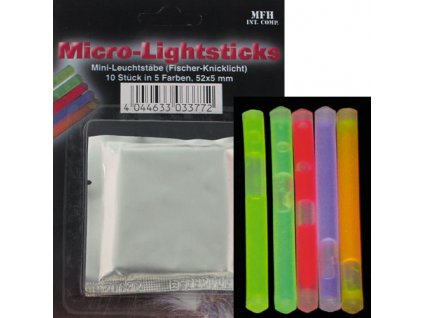 Světlo chemické mini 10ks 5 barev