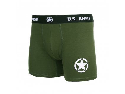 Trenýrky Boxer US Army ZELENÉ